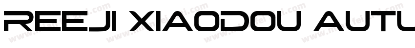 REEJI Xiaodou AutumnGBT Flash字体转换
